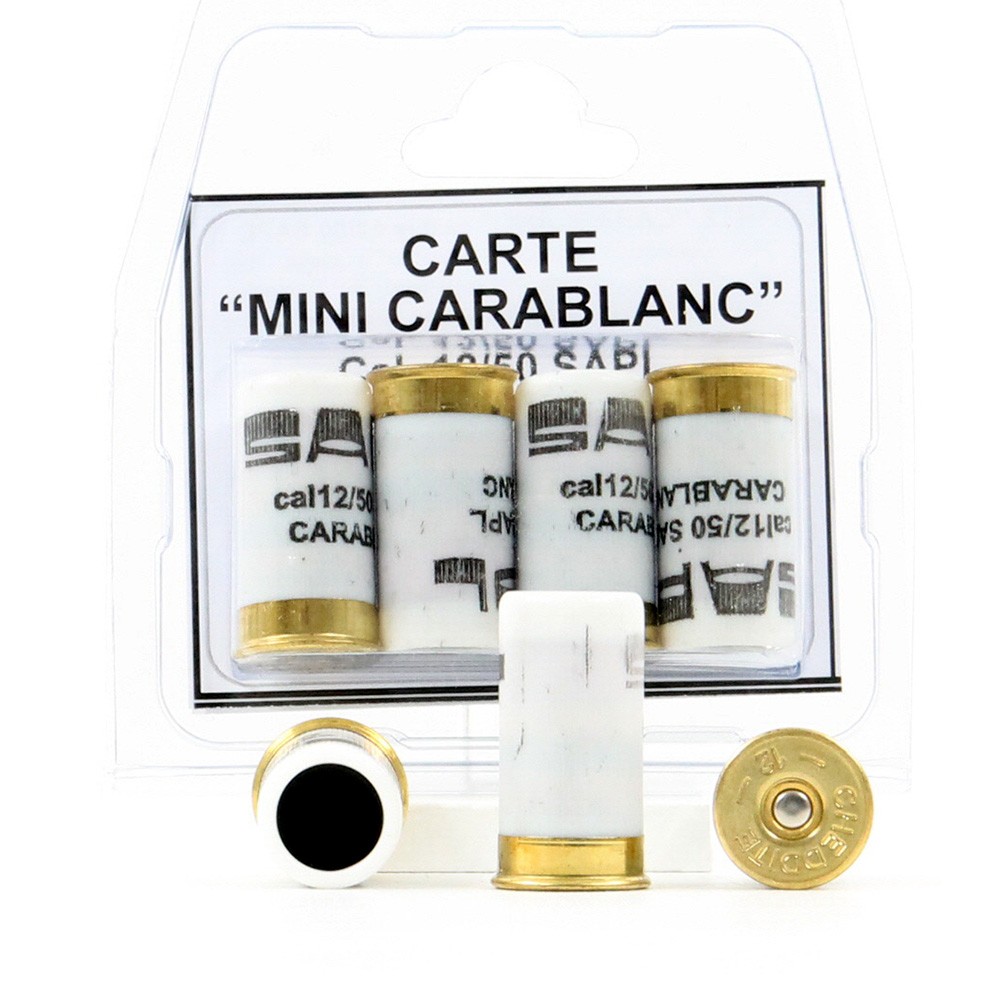 Boîte de 4 cartouches à blanc Calibre 12/50 mm 3