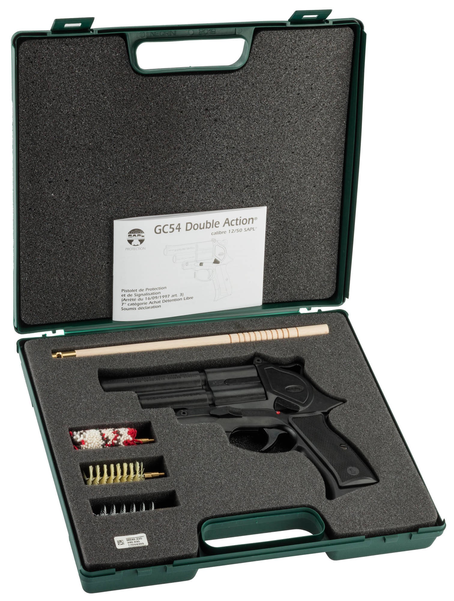 Pistolet Gomme cogne calibre 12/50 double action GC 54 3