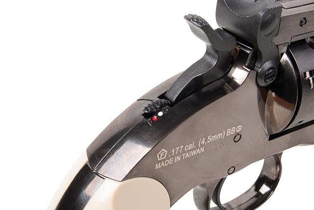 Kit revolver plombs 6 Schofield blanc calibre 4,5 mm 3