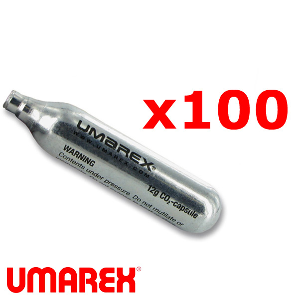 Lot de 100 cartouches de gaz CO2