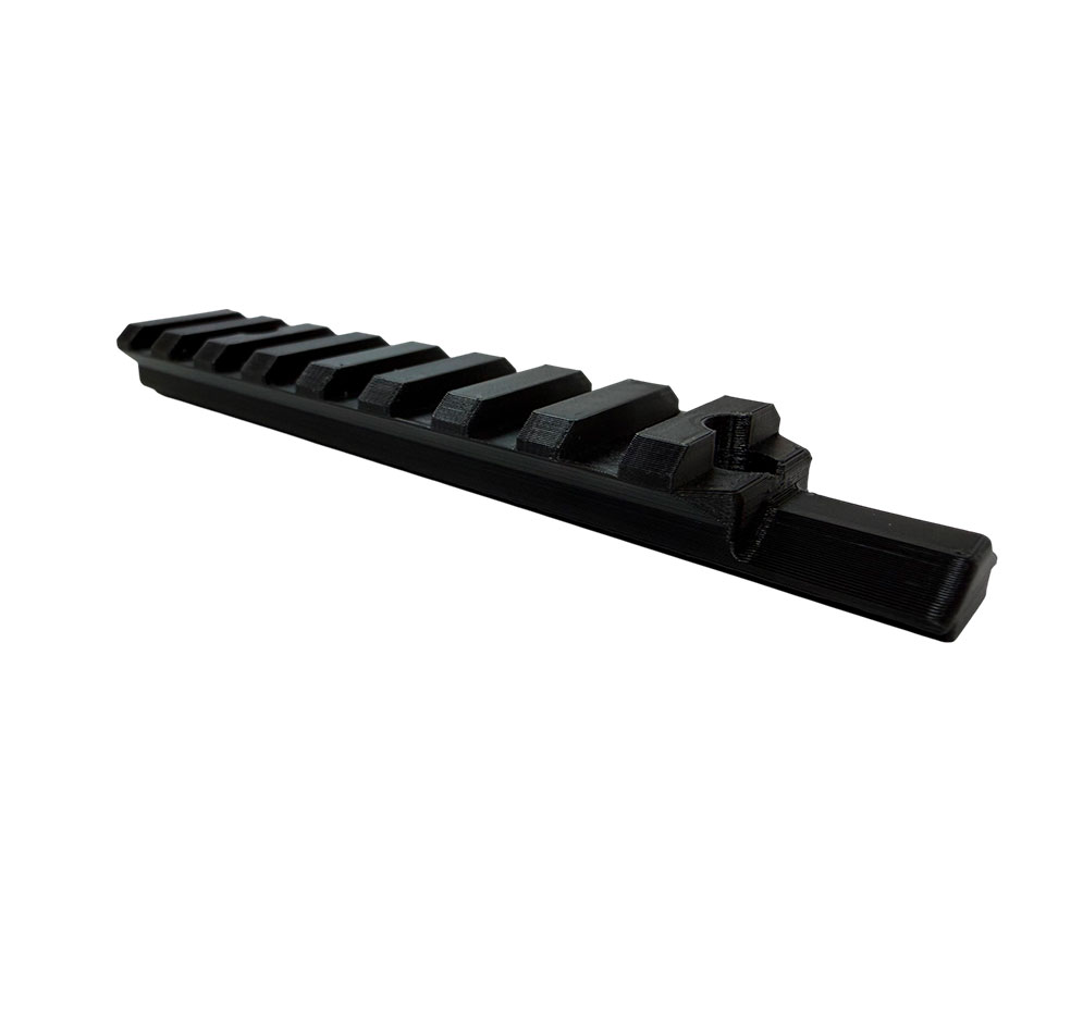 Rail supérieur Picatinny TS68 22 mm, 15 cm
