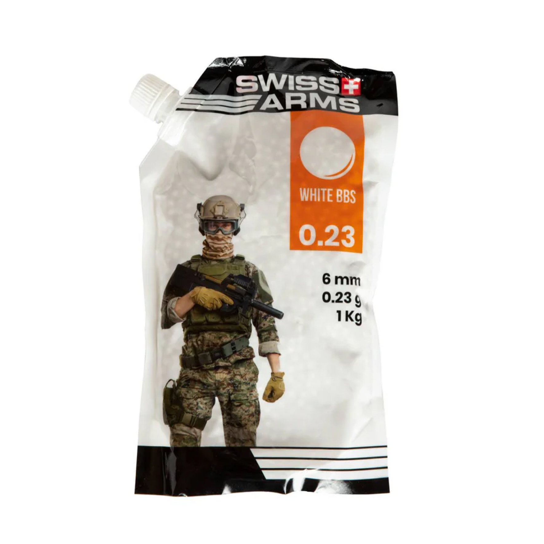 Billes airsoft 6 mm 0,23 g Swiss Arms, sachet de 4350