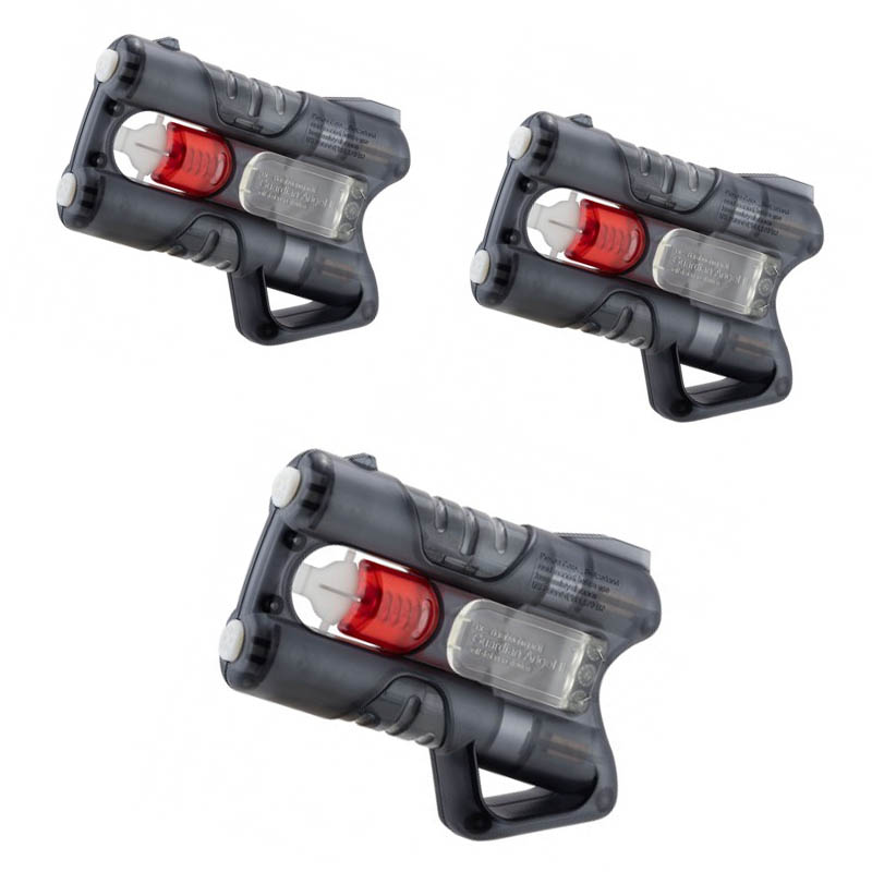 Pistolet lacrymogène Guardian Angel III avec crosse, lot de 3