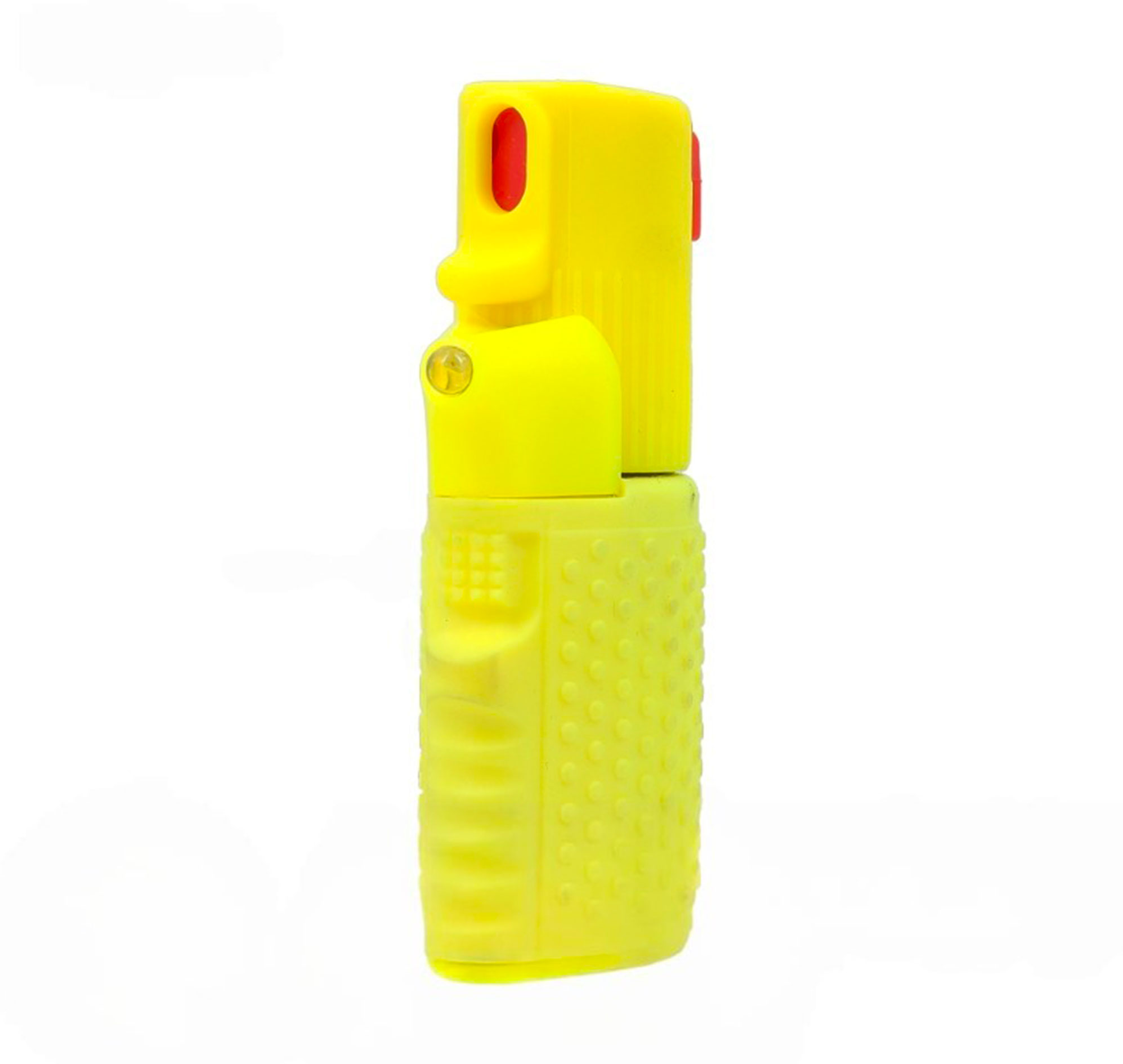 Aérosol de défense au poivre Hurricane 15 ml avec lampe LED, jaune