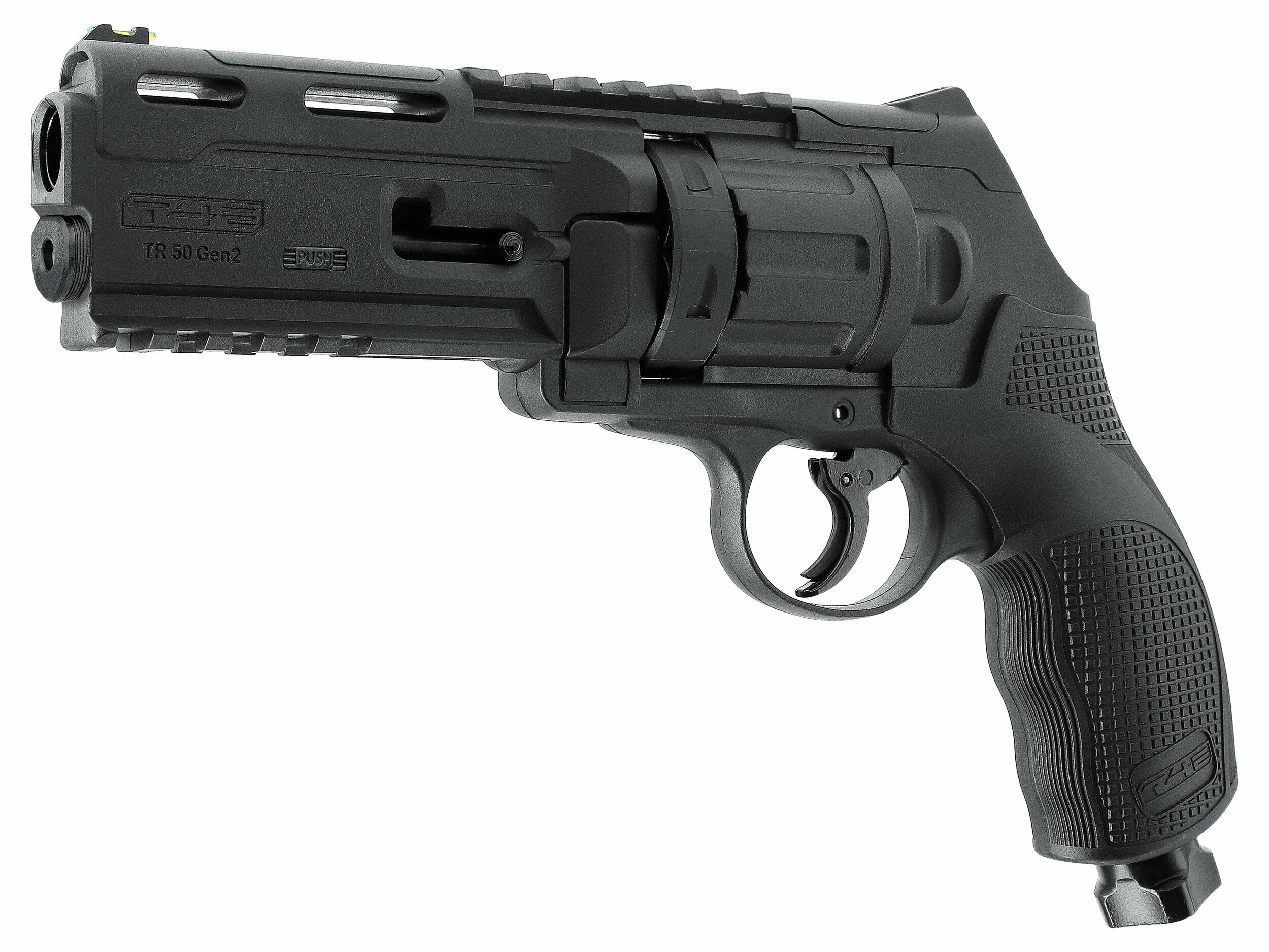 Revolver de défense T4E TR50L calibre .50, 13 joules, 6 coups, laser