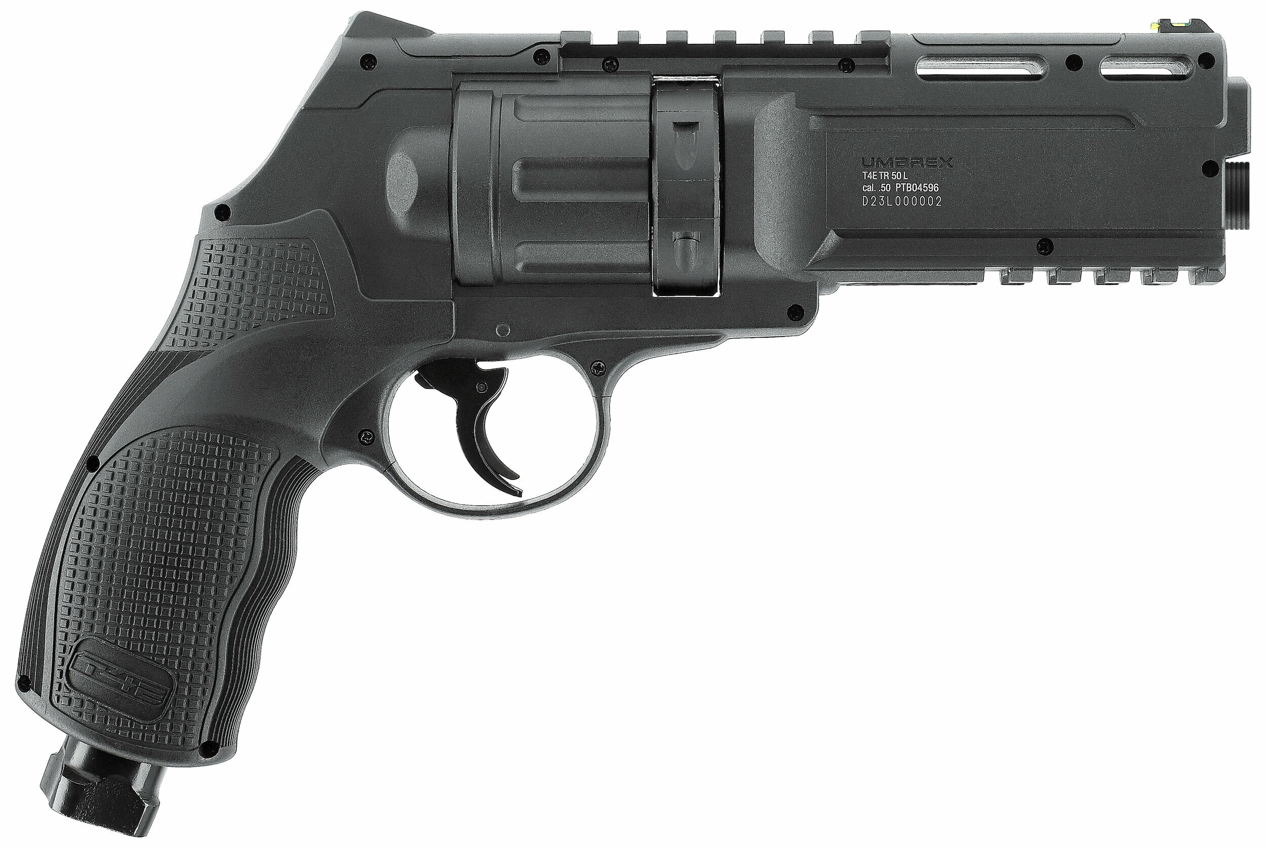 Revolver de défense T4E TR50L calibre .50, 13 joules, 6 coups, laser 2