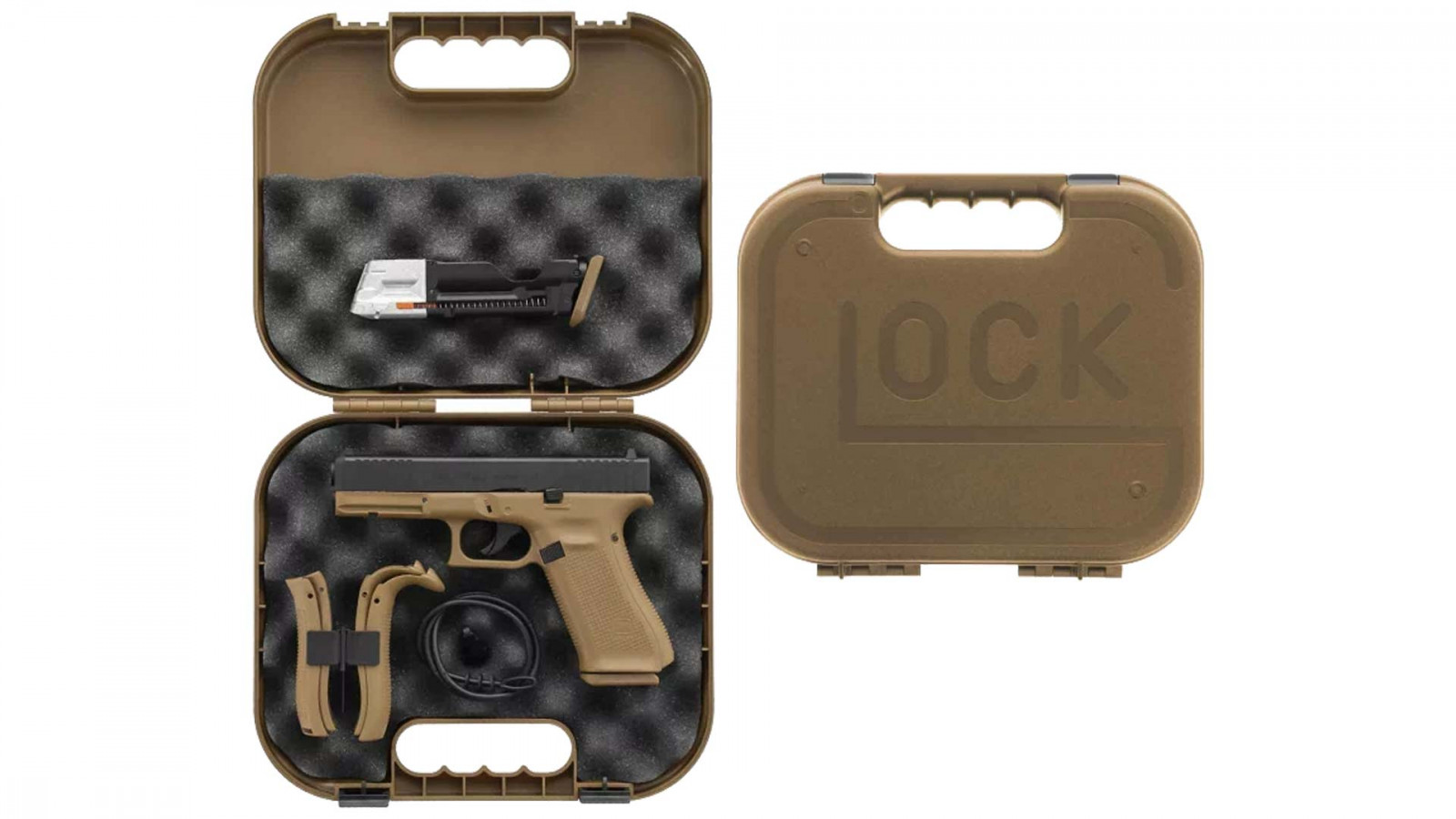 Kit pistolet T4E Glock 17 Gen5 French Army .43, 2 chargeurs, CO2, billes 4