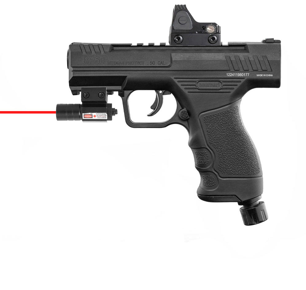 Pack pistolet de défense Beeman BP50 .50 15 J, viseur RMR et laser 2