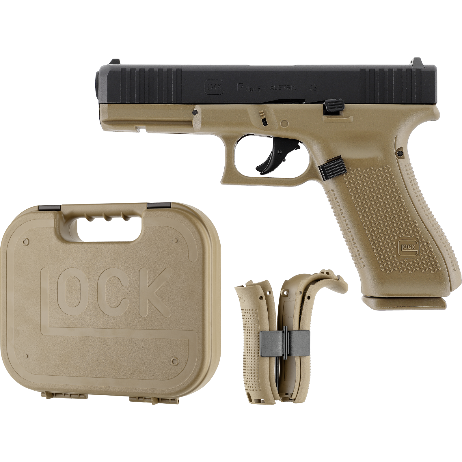 Pistolet de défense T4E Glock 17 Gen5 French Army calibre .43, 2 chargeurs 2