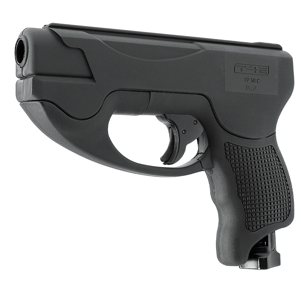 Pistolet de défense T4E TP50 Compact Gen2 calibre .50, 11 joules, 4 coups