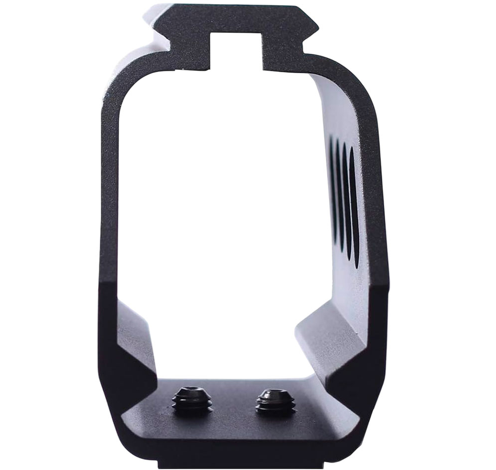 Support de rail Picatinny 22 mm métal noir pour Glock 17, 18, 19 et M&amp;P 4