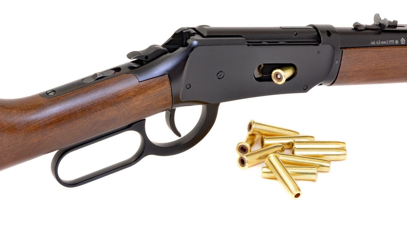 Carabine CO2 Umarex Legends Cowboy Rifle 4,5 mm BB 7,5 joules en pack 4