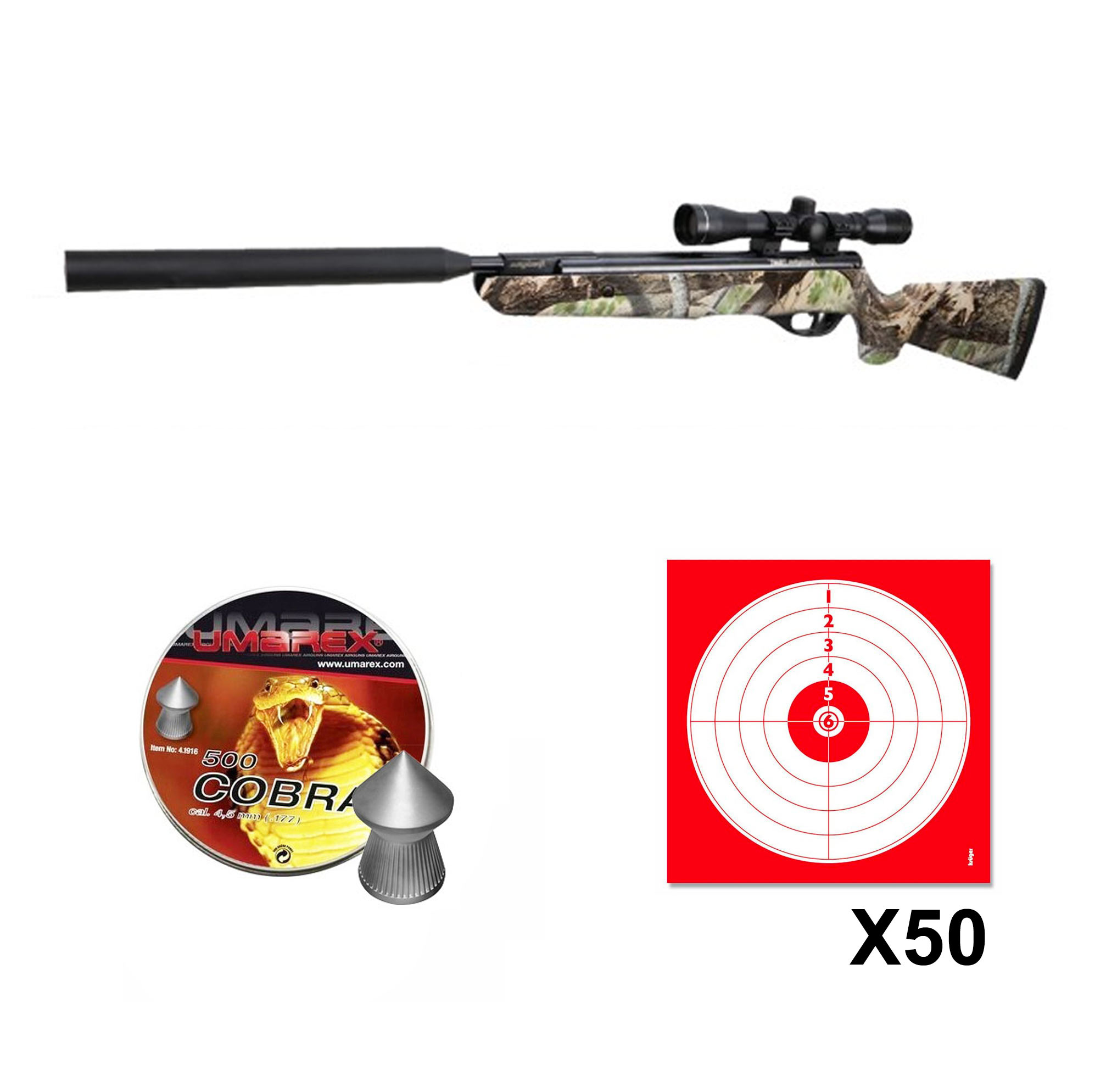 Carabine à plomb Remington Tyrant Camo 4,5 mm 19,9 J lunette 4x32