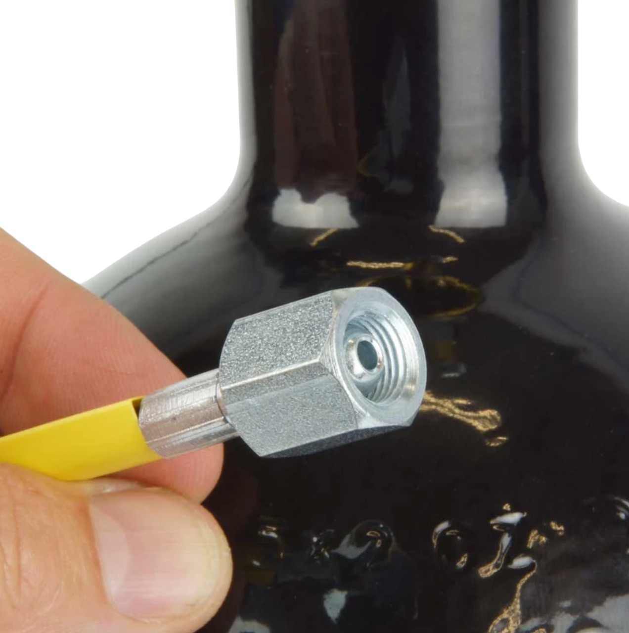 Bouteille d’air PCP 5 litres 300 bars en acier avec station de remplissage 3