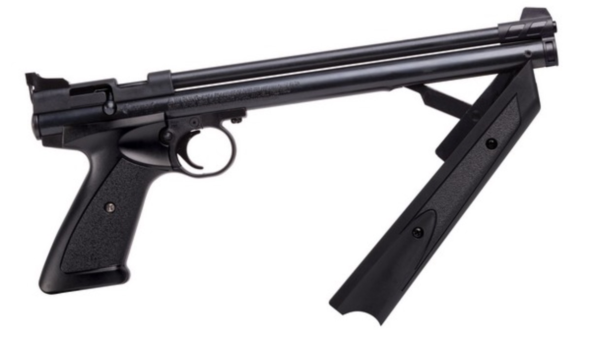 Pistolet à plomb Crosman P1377 American Classic noir 4,5 mm 8 joules 3
