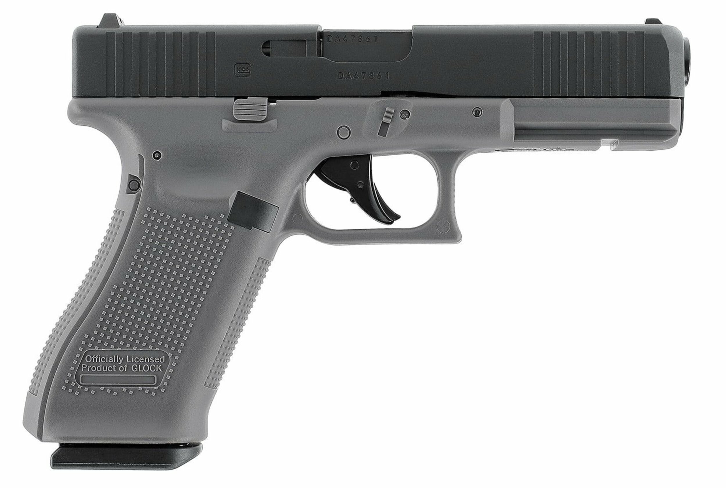 Pistolet CO2 Glock 17 Gen5 Tungsten Gray 4,5 mm BB 3 joules en pack 3