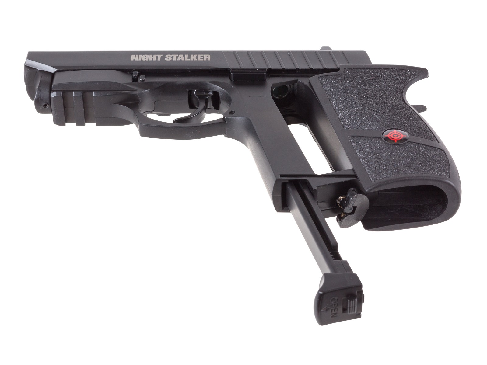 Pistolet CO2 Crosman Night Stalker 4,5 mm BB tout métal avec laser 4