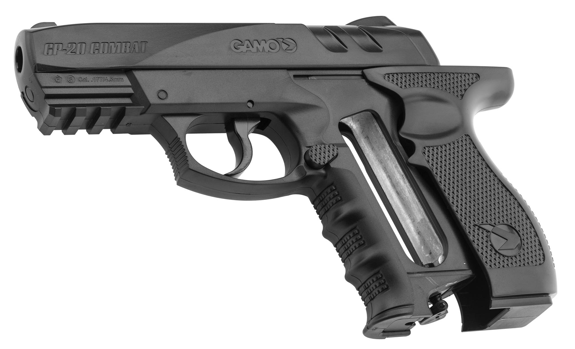 Pistolet à billes acier Gamo GP-20 Combat CO2 4,5 mm 3,98 joules 3