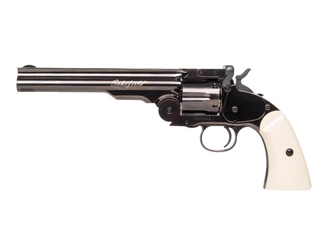 Revolver à billes acier ASG Schofield 6 pouces gris acier CO2 4,5 mm BB
