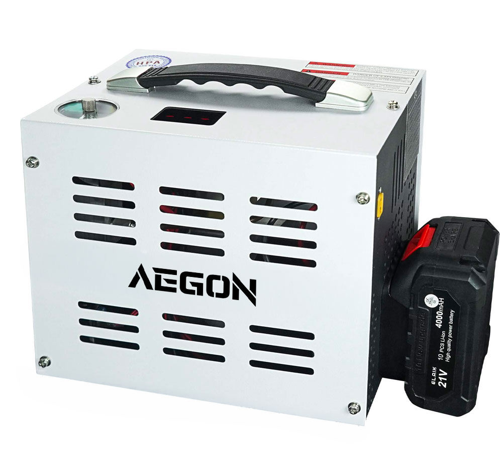 Compresseur PCP portable sur batterie Aegon AirGo HPA 300 bars