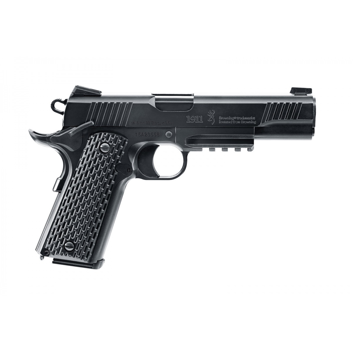 Pistolet à billes Browning 1911 HME à ressort 6 mm 0,5 joule culasse métal 2