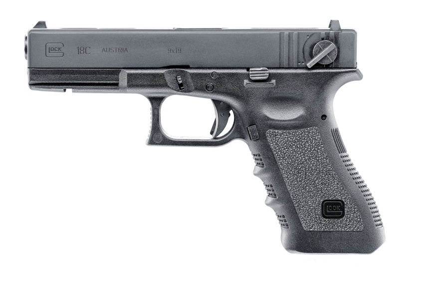 Pack pistolet airsoft Glock 18C gaz blowback full auto 6 mm 90 m/s 3