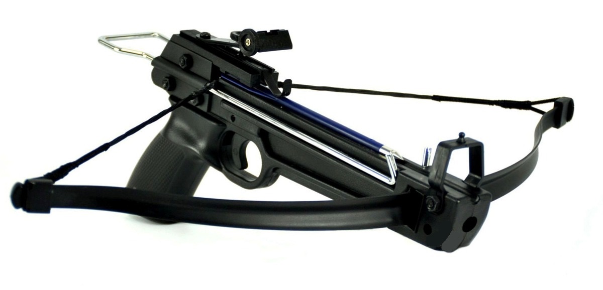 Pistolet arbalète 50 lbs 140 fps en ABS avec 5 traits, visée réglable 3