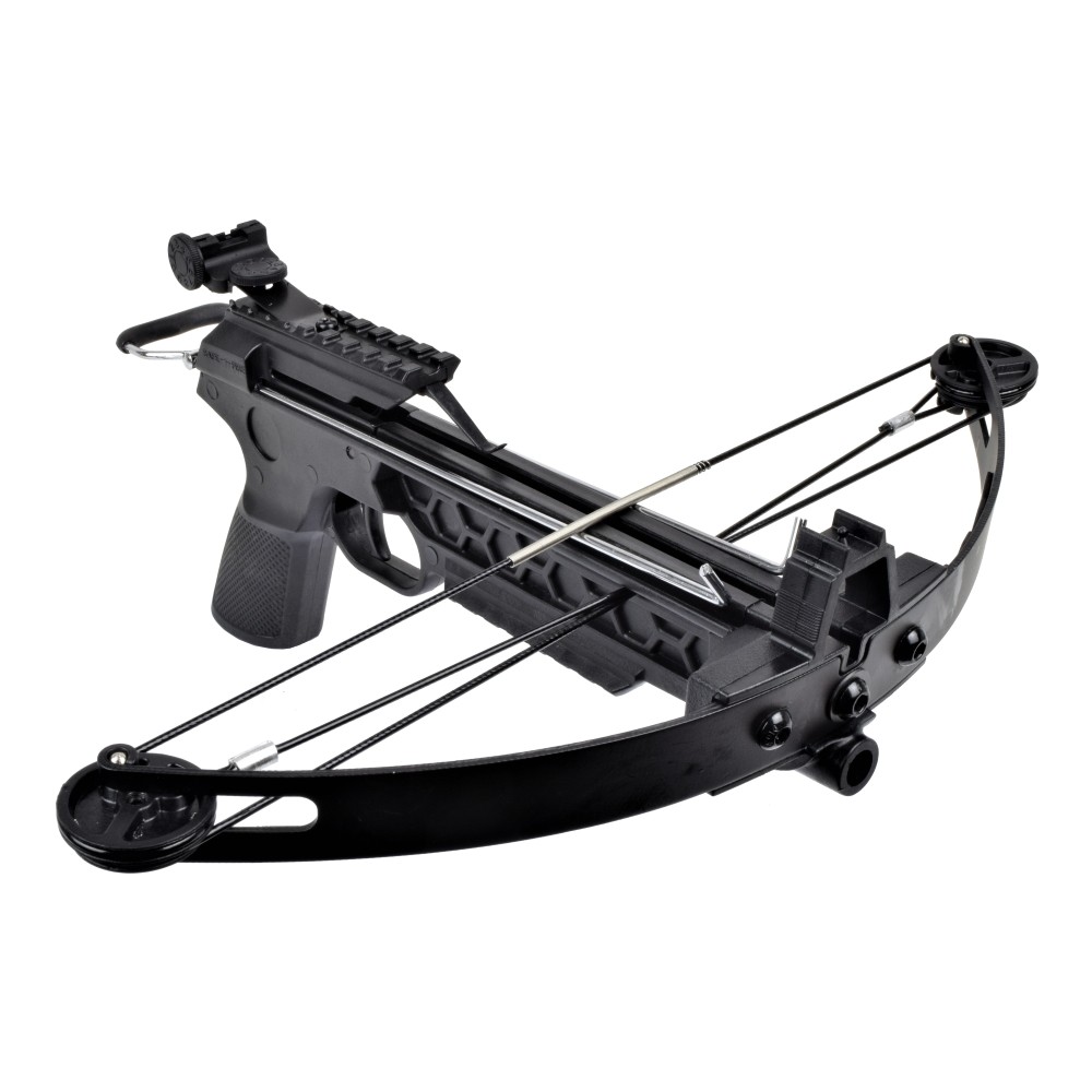 Pistolet arbalète à poulies JS-Archery 50 lbs noir + 3 traits polymère 4