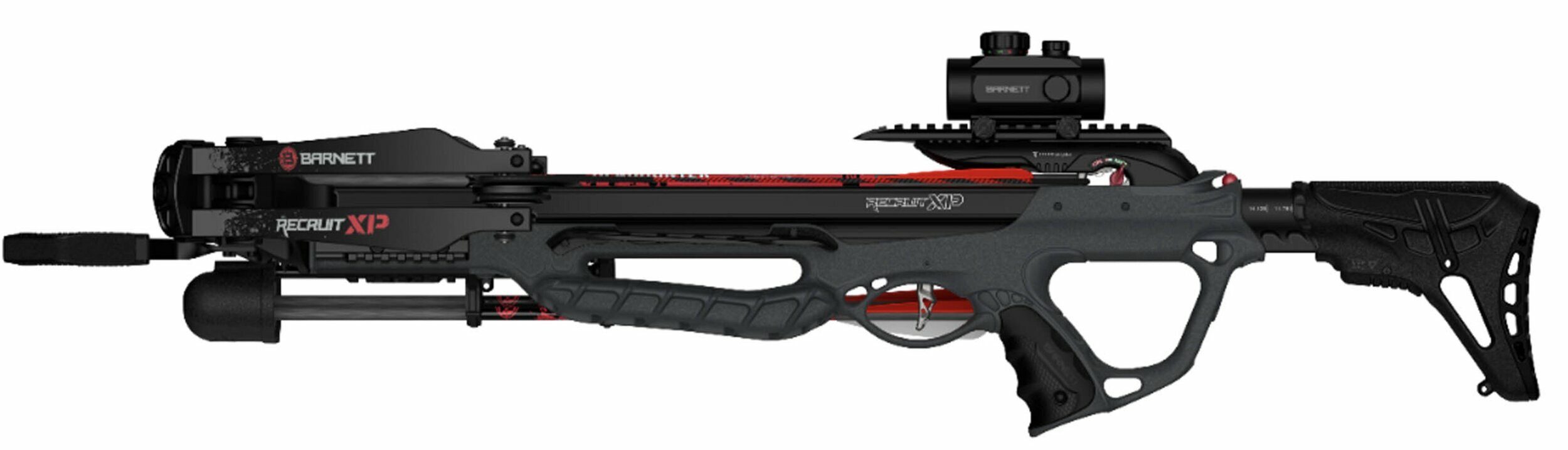 Arbalète à poulies Barnett Recruit XP 125 lbs 330 fps + point rouge 1x30 2