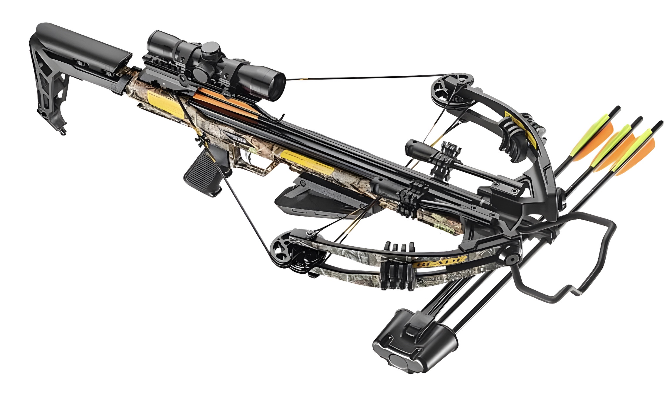 Arbalète à poulies EK Archery Blade+ camo 175 lbs 340 fps + lunette 4x32