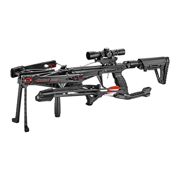 Arbalète à poulies EK Poelang Siege 150 lbs 300 fps + lunette 4x32 2