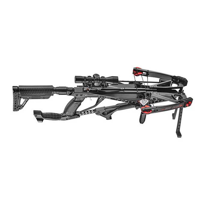 Arbalète à poulies EK Poelang Siege 150 lbs 300 fps + lunette 4x32 3