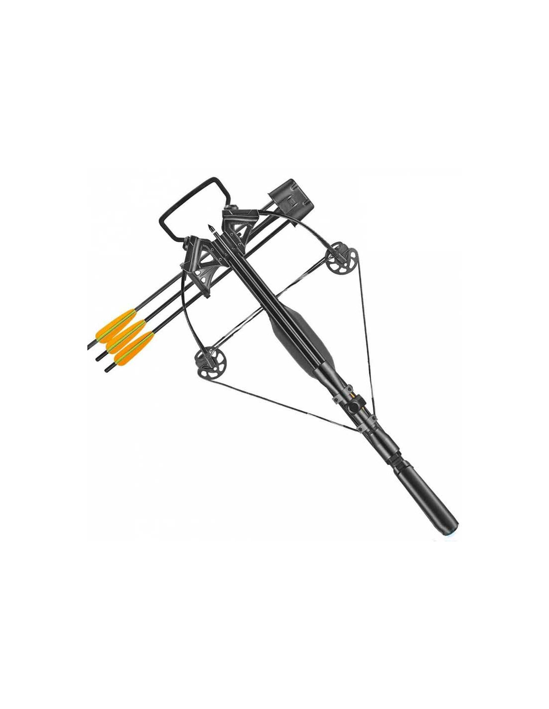 Arbalète à poulies EK Archery Blade+ noire 175 lbs 340 fps + lunette 4x32 4