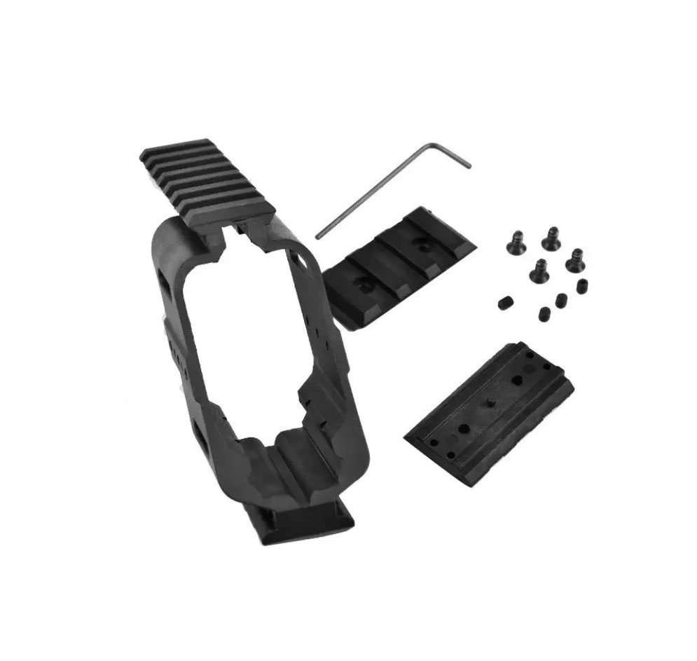 Support de rail Picatinny 22 mm tri-rail Shootix pour TPX50, CP99, Glock 4