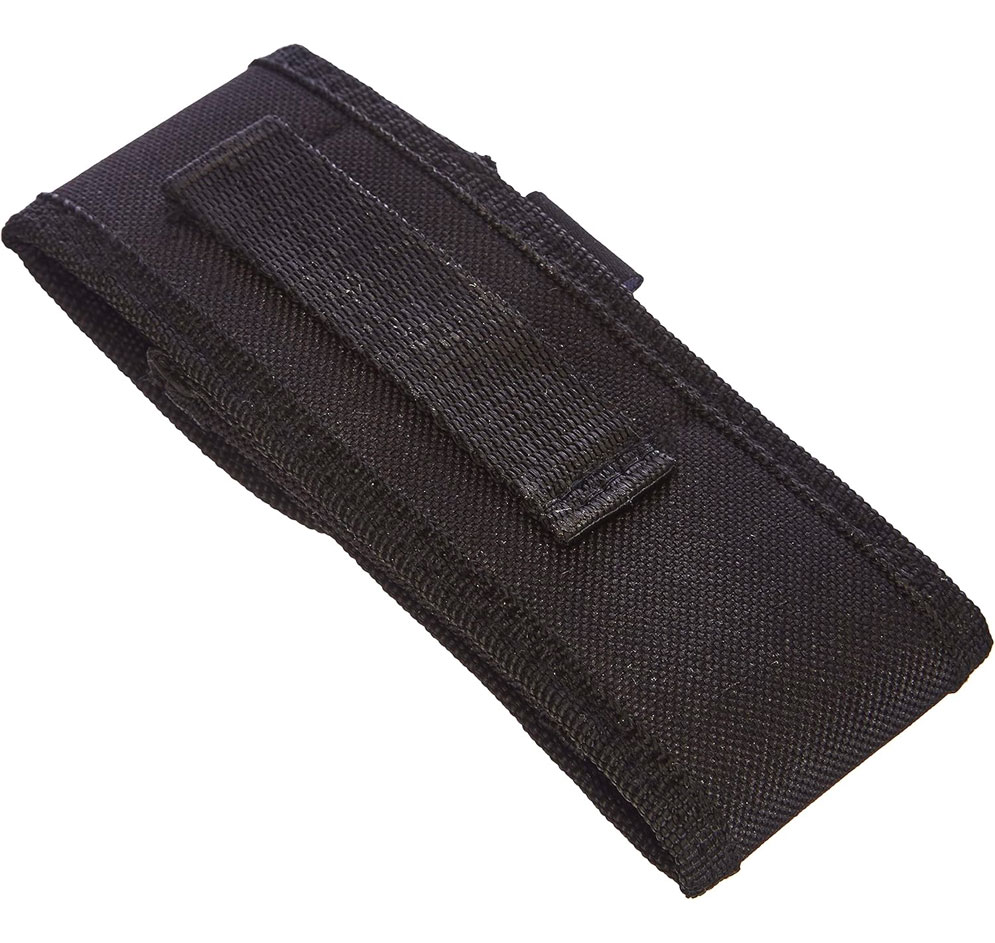 Étui en nylon noir pour couteau pliant jusqu’à 12 cm, 12 x 4 cm 3