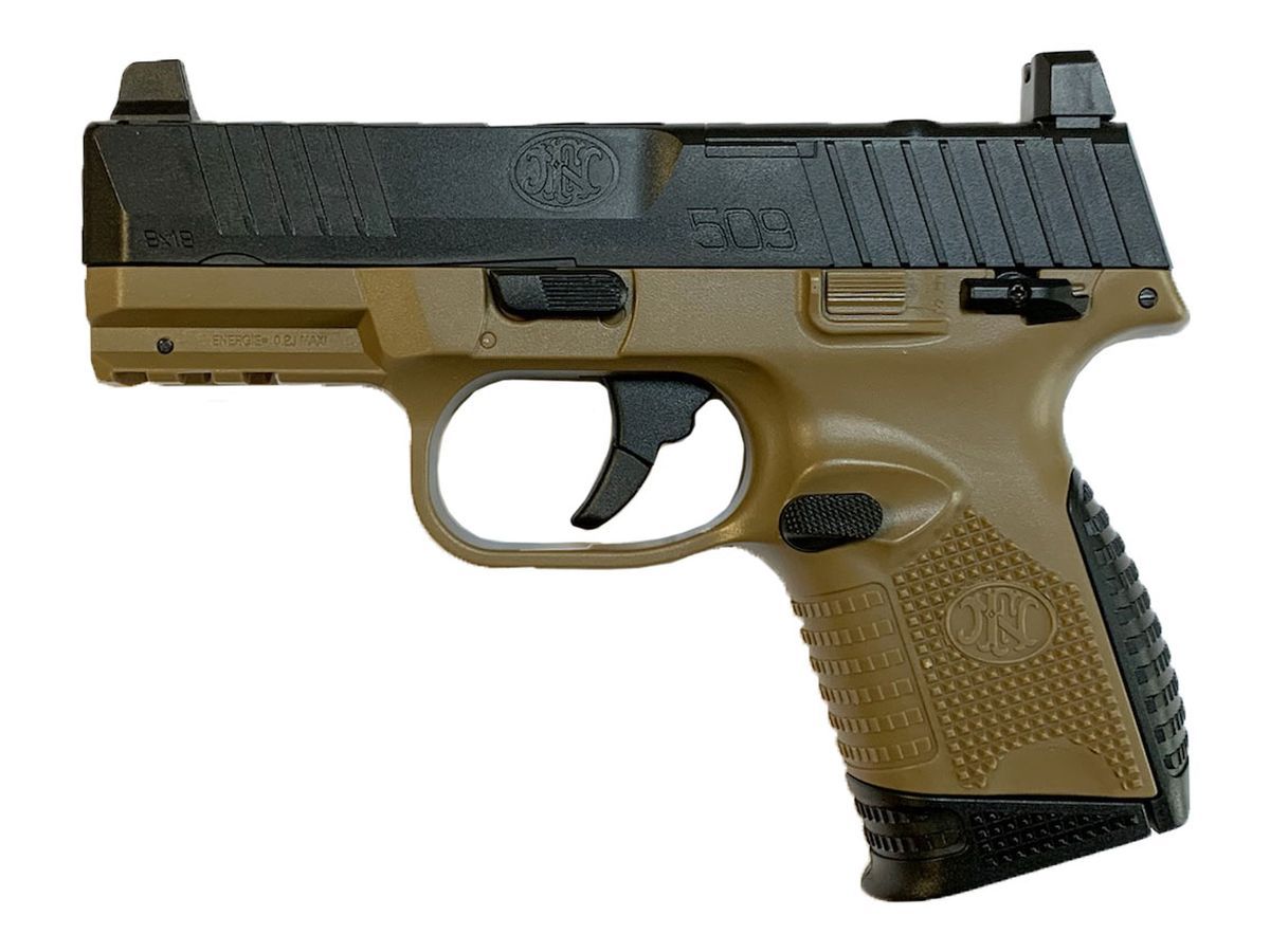 Pistolet à billes FN 509 Compact MRD Dual Tone à ressort 6 mm 0,2 joule