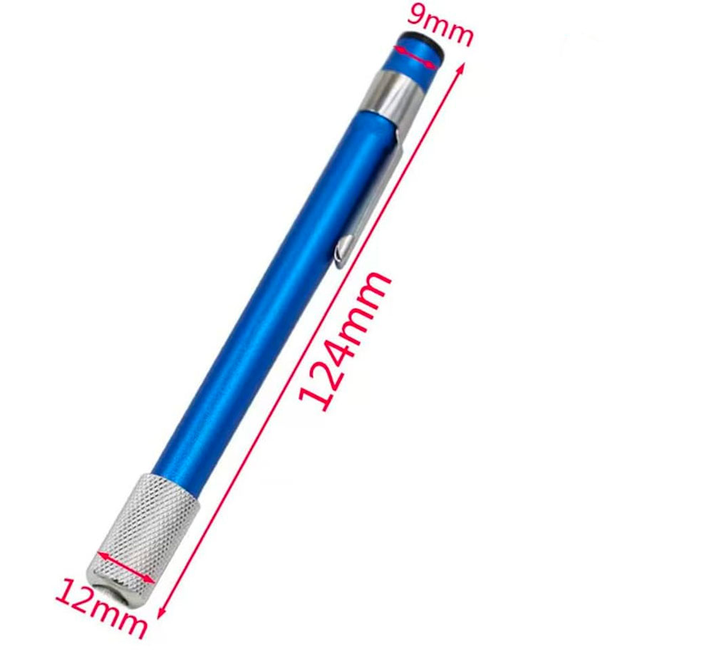 Aiguiseur diamant format stylo, corps aluminium, tige diamantée fine 3