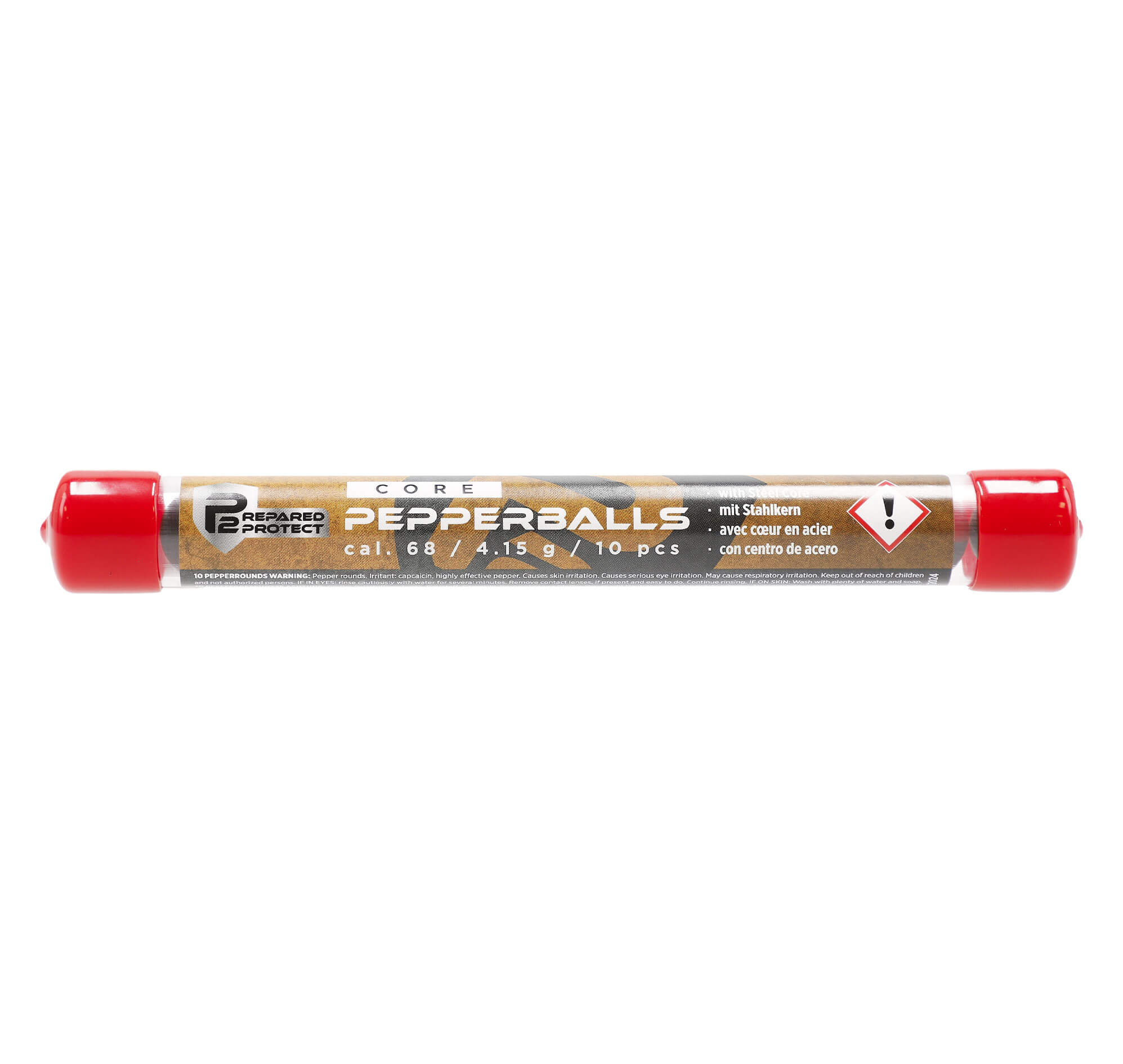 10 billes au poivre à cœur acier calibre .68 P2P Umarex Core Pepperballs