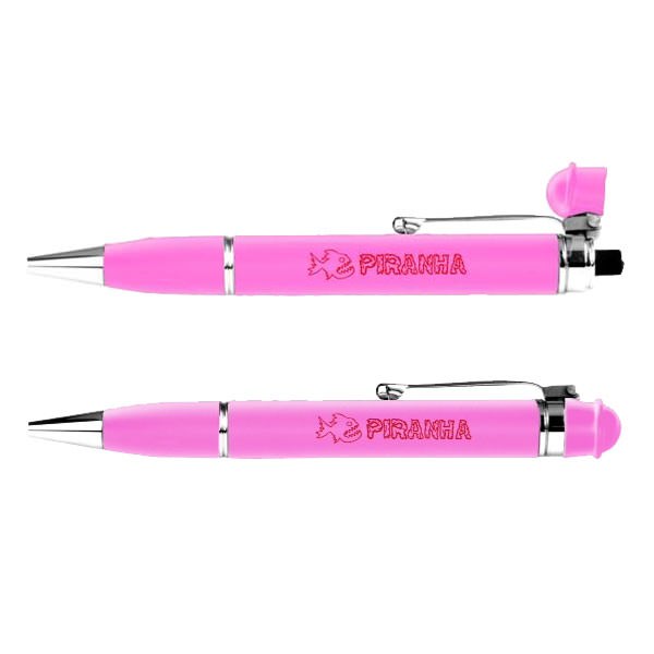 Véritable Stylo de défense lacrymogène rechargeable 2 en 1