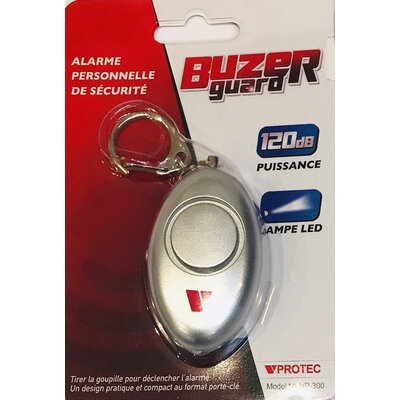 Alarme anti agression grise 120 Db