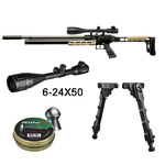 carabine-snowpeak-mercury-ap1000-pcp-cal-5-5mm-19-9-joules-lunette-de-tir-3-9x40-3
