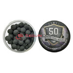 Lot de 100 balles caoutchouc acier Rubber-Steel Balls calibre 50 2