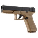 Pistolet de défense T4E Glock 17 Gen5 Coyote calibre .43, moins de 5 joules