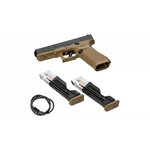 Pistolet de défense T4E Glock 17 Gen5 French Army calibre .43, 2 chargeurs 3