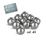 Pack munitions T4E calibre .43 : 160 billes métal, alu, poivre + 20 CO2 3
