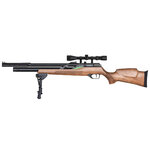Carabine PCP Snowpeak T-Rex bois 5,5 mm 19,9 joules + lunette 3-9x40 2