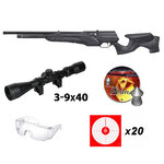 Carabine PCP Crosman Prospect 4,5 mm 19,9 joules avec lunette 3-9x40