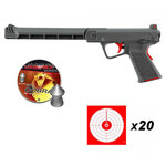 Pack pistolet à plomb Umarex SPA 100 4,5 mm 3 joules, plombs et cibles