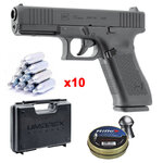 Pistolet à plomb Glock 17 Gen5 CO2 4,5 mm 3 joules, pack avec mallette