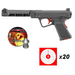Pistolet à plomb Umarex SPA 60 à ressort 4,5 mm 3 joules, pack plombs